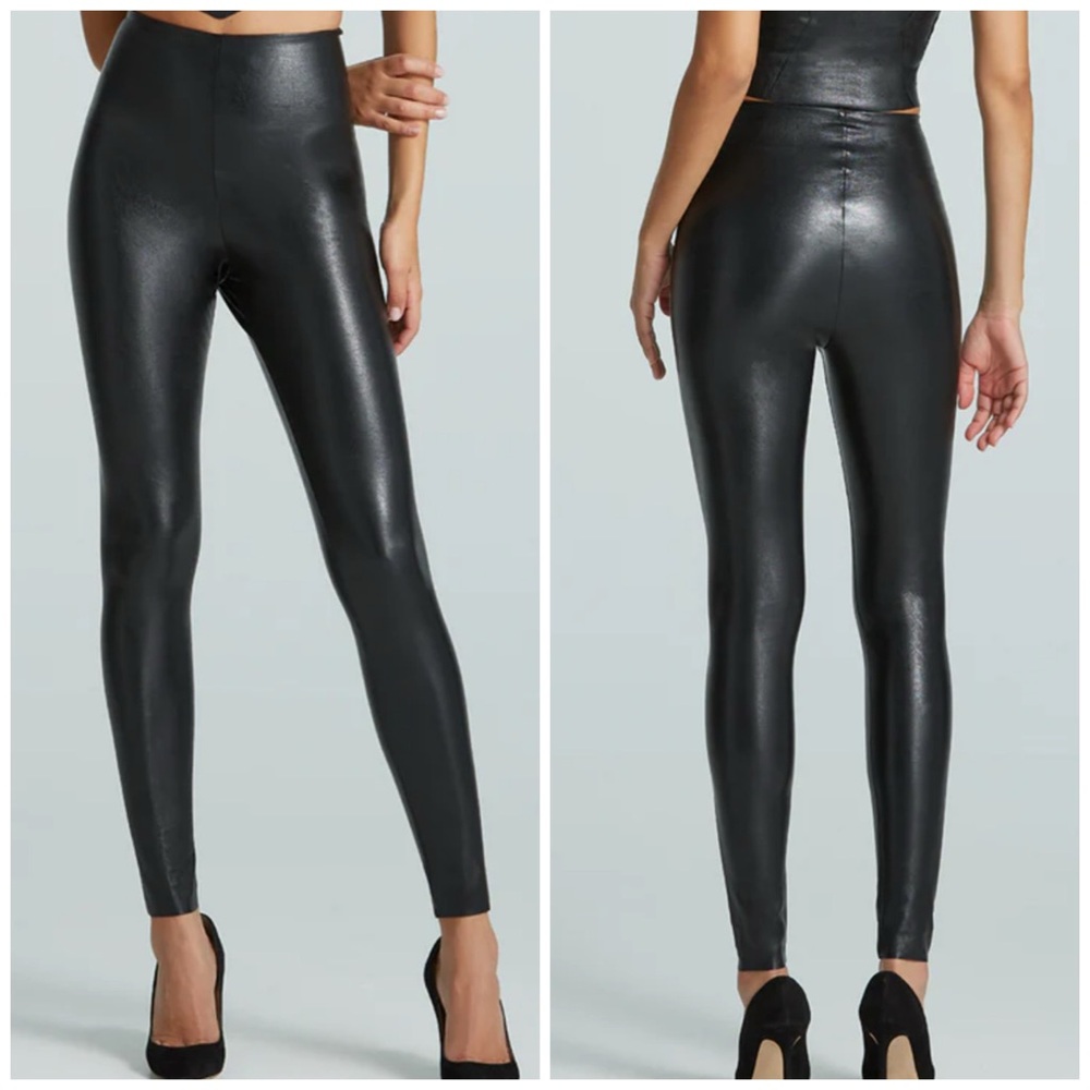 Commando Black High-Waisted Leggings